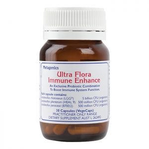 Metagenics Ultra Flora Immune Enhance 30 or 60 VegeCaps (Pick up only)