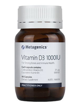 Metagenics Vitamin D3 1000IU 1 Vitamin D3 1000IU