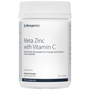 Metagenics Meta Zinc with Vitamin C Orange 228g