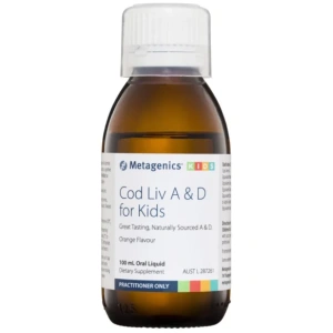Metagenics Cod Liv A & D For Kids 100ml