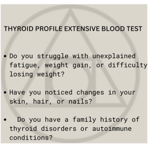 Thyroid Profile Extensive Blood Test- Code NP 1114