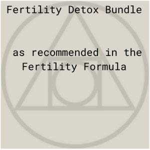 Fertility Detox Bundle: as recommended in the Fertility Formula