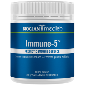 Immune-5, Vanilla, 150g- Probiotic Immune Defence