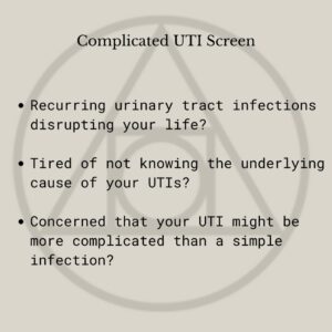Complicated UTI Screen- Test Code 2205