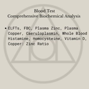 BLOOD TEST- Comprehensive Biochemical Analysis