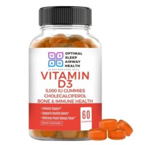 OPTIMAL SLEEP AIRWAY HEALTH VITAMIN D3 60 GUMMIES