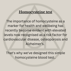BLOOD TEST - Homocysteine