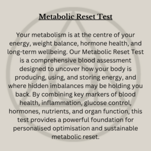 BLOOD TEST - Metabolic reset test