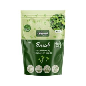 Untamed Health Microgreen Sprouting Seeds Broccoli
