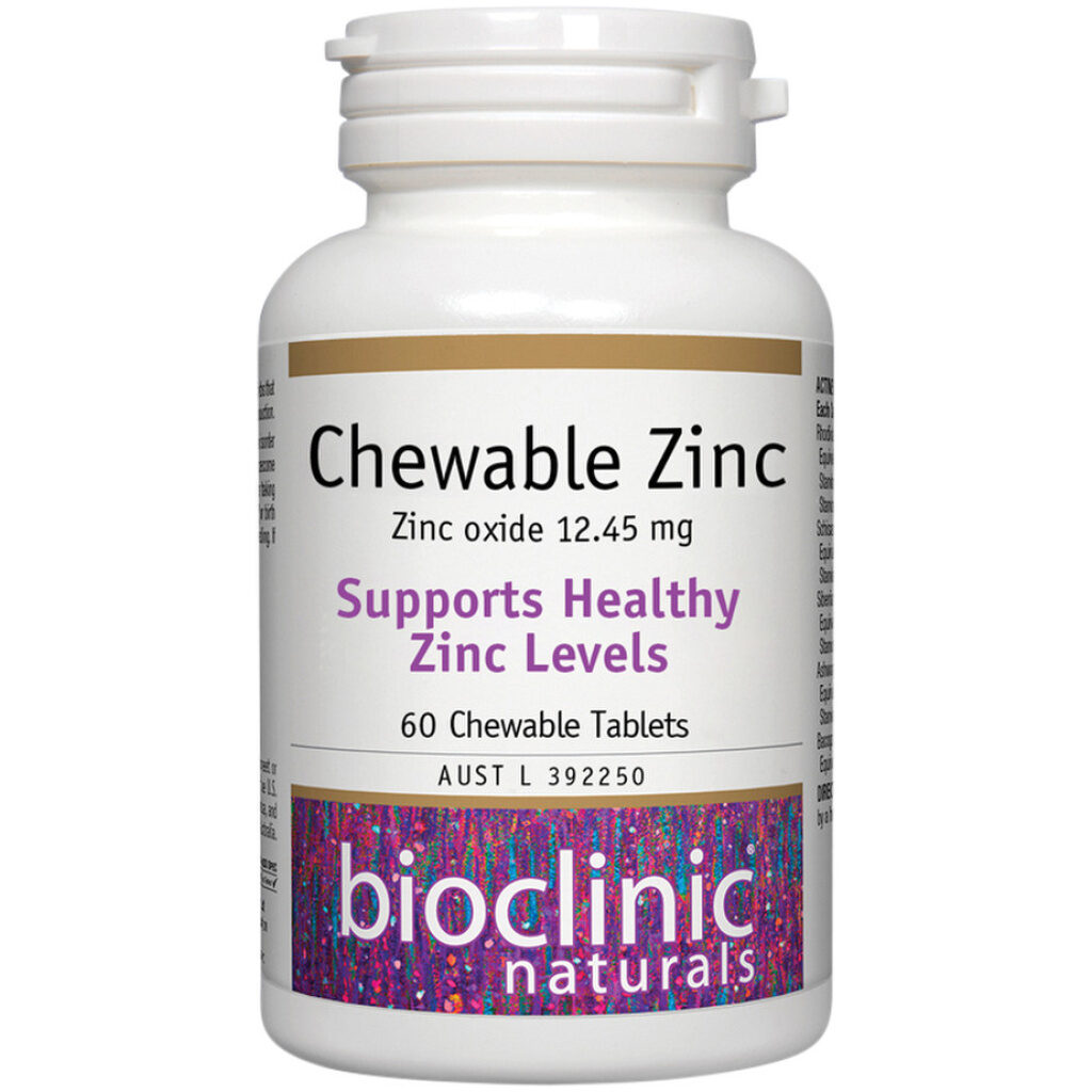 Bioclinic Naturals Chewable Zinc 60t media 01