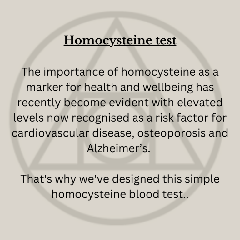 Homocysteine test