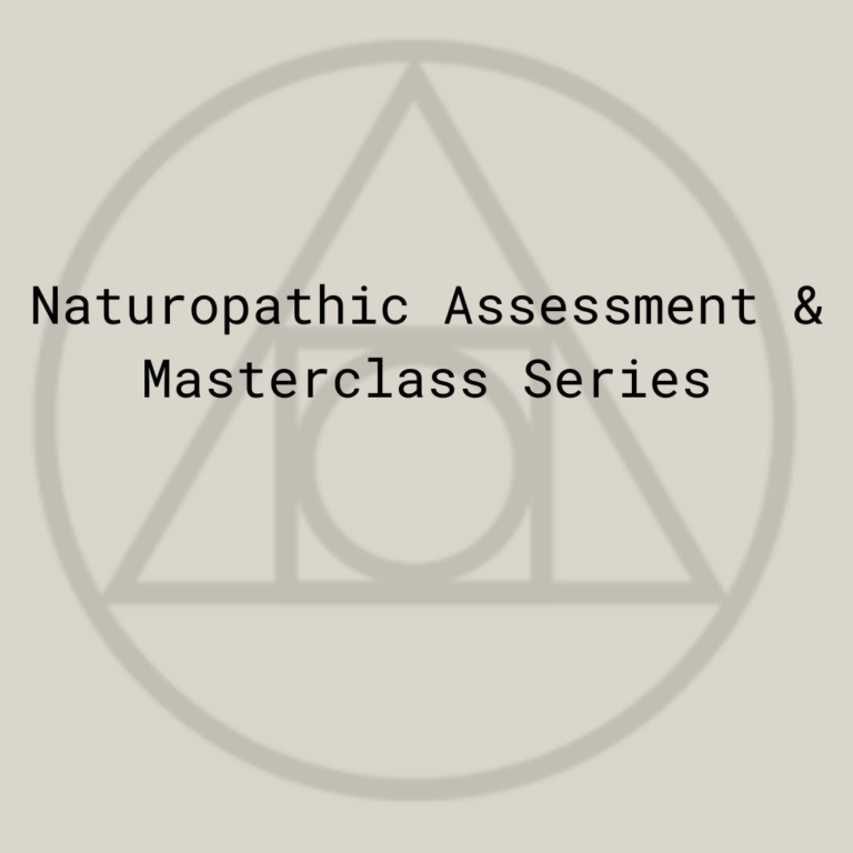 Naturopathic Assessment & Masterclass Series pic