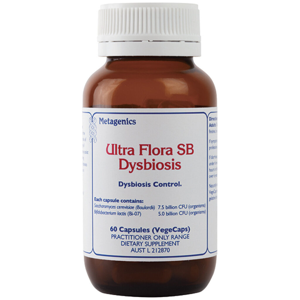 Metagenics Ultra Flora SB Dysbiosis 60 VegeCaps (Pick up only)